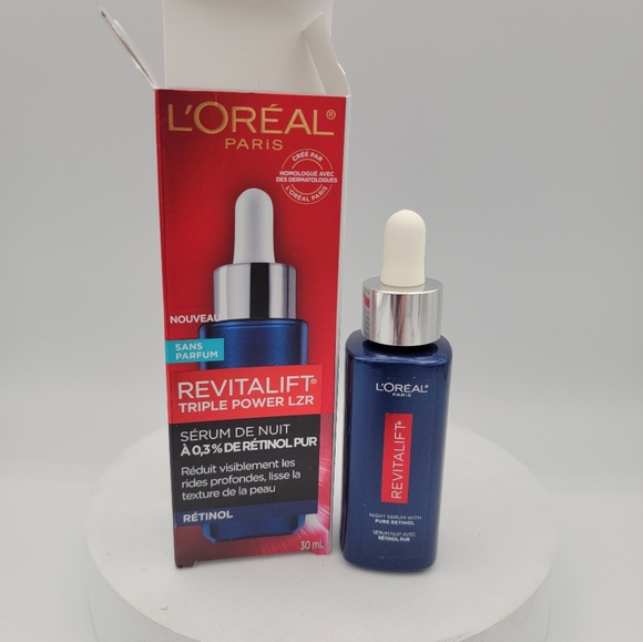 L'Oreal Revitalift Triple Power Pure Retinol Night Serum, NEW X 2 - Picture 2 of 5